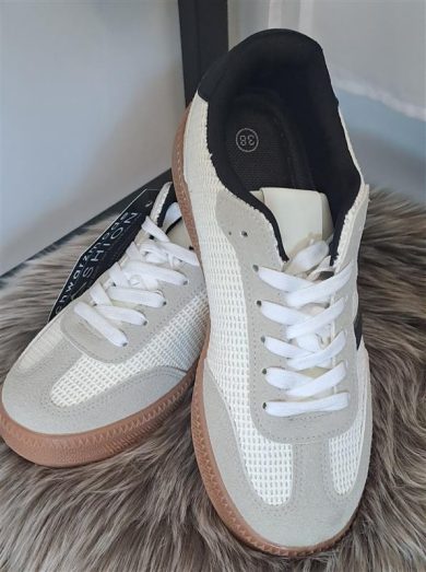 Schuhe Beige / Schwarz [Digital]