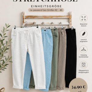 Tunnelzughose mit Taschen