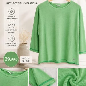 Damen Pullover Grün- Leichter Sommerpullover